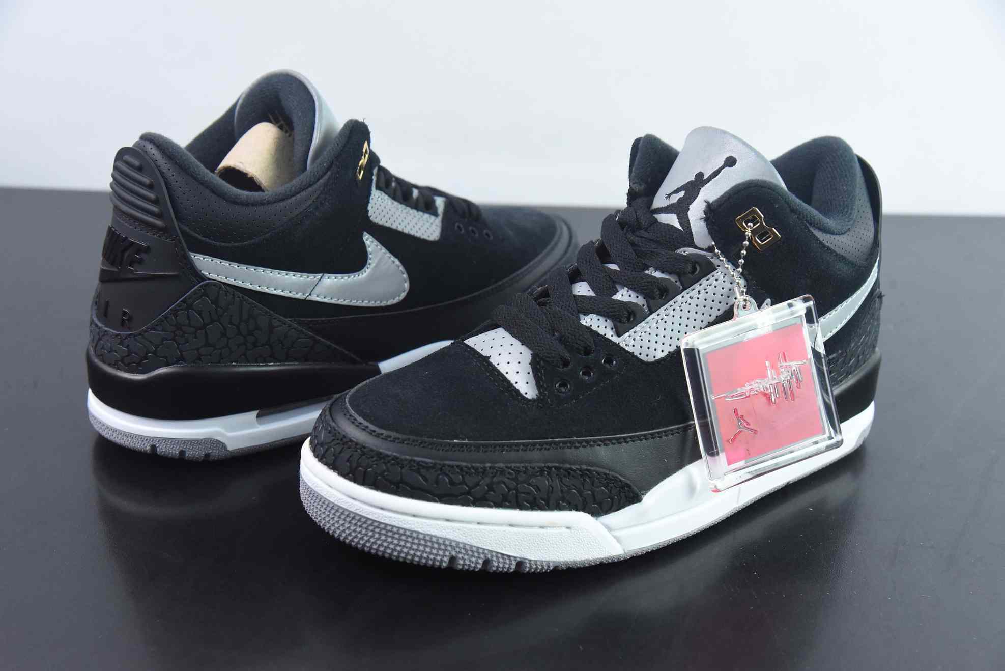 WNM27949549 Original Quality AJ 3 Retro Tinker AJ3 Black Grey Colorway CK4348-007 Reps